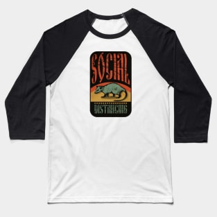 Social Distancing Vintage Nature Baseball T-Shirt
